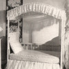 Vintage Ruffled Mesh Pattern for Bedspread and Canopy