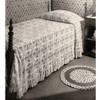 Vintage Snow White Crochet Bedspread Pattern 