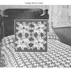 Small Crochet motif pattern for bedspread