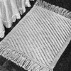 Vintage Rug Knitting Pattern in Diagonal Stitch