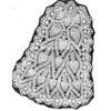 Crochet illustration of pineapple arm rest