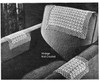 Cluster Stitch Crochet Chair Set Pattern 