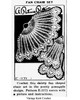 Mail Order Design No 1171, Crocheted Chair Set Pattern Newspaper Advertisement