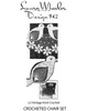 Crochet Love Bird Chair Doily, Design 942