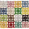 Modern Motif Crochet Medallion Illustration