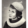 Knitted Cowl Collar & Cap Pattern