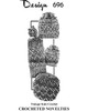 Crocheted Bathroom Novelties pattern, Mail Order Design 696