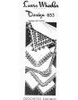 Vintage Crochet Edgings Pattern, Mail Order 653