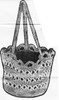 Vintage Basket Crochet Pattern Detail Design 717