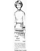 Mail Order Pattern No 5441 Knitted Tunic Newspaper Advertisement