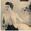 Short Sleeve Angora Cardigan Knitting Pattern 