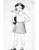 Girls Vintage Crochet Skirt Pattern, Mail Order 1170