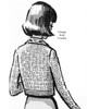 Back Illustration of knitted jacket no 5667