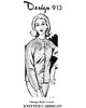 Knitted Cable Yoke Cardigan Pattern, Mail Order Design 913