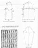 Layout Chart and Pattern Illustration for Jiffy Knitted Jacket