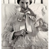 Vintage Knitted Lace Bed Jacket Pattern with Ribbon Ties