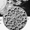 Round Crochet Snowflake Medallion Pattern