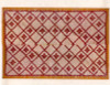 Free Crochet Place Mat Pattern with Floral Diamond Motif