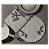 Vintage Crocheted Cherry Hot Plate Mat Pattern