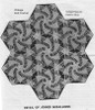 Pinwheel medallion crocheted cloth pattern, Alice Brooks 7105