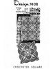 Crochet Pineapple Tablecloth Square Pattern Design 7408