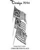 Three American Crochet Flags Pattern Design 7094