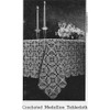 Vintage Medallion Crocheted Tablecloth Pattern from Lily Mills