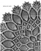 Illustration of Pineapple Crocheted Tablecloth Design 505