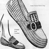 Crochet Moccasins Pattern, Anne Cabot 5255