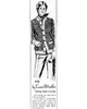 Mail Order Design 808, Crocheted Cardigan Newspaper Advertisement