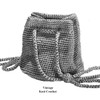 Crochet Pouch Bag Pattern with Drawstring Handle
