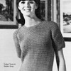 Easy Crochet Dress Pattern with Short Sleeves