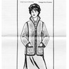 Womans Crochet Jacket Pattern, Vintage Alice Brooks 7144