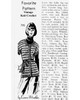 Mail Order Design 795, Crocheted Jacket Vest Pattern Newspaper Advertisement