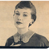 Vintage Pearl Trimmed Crochet Collar Pattern 