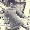 Vintage 1960s Knit Mini Dress Pattern