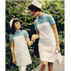 Knitting Pattern Mother Daughter Short Sleeve Dress Pattern