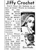 Mail Order Design 601 Crochet Hats Newspaper Advertisement
