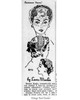 Mail Order Design Pattern 875, Crocheted Hats Newspaper Advertisement