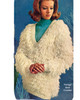 Vintage Knitted Pullover Dickey Pattern, Polar Bear