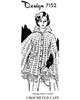 Crocheted Cape, in Shell and Double Crochet Stitch, Pattern, Mail Order Design 7152.