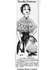 Mail Order Design 617 Crocheted Cape Newspaper Advertisement