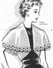 Mail Order capelet crochet pattern No 2227