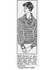 Mail Order Design 6007, Crochet Pullover Pattern Newspaper Advertisement