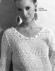 Crochet Picot Pullover Blouse Pattern