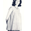 Crochet Maternity Shell Pattern with Chevron Motif