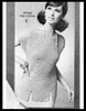 Crochet Blouse Pattern, dressy short sleeve