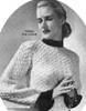 Vintage Crochet Blouse Pattern in Shell Stitch