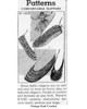 Mail Order Pattern No 1125, Crochet Slippers Newspaper Advertisement