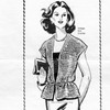 Crochet Top, Tie waist, pattern, Alice Brooks 7074